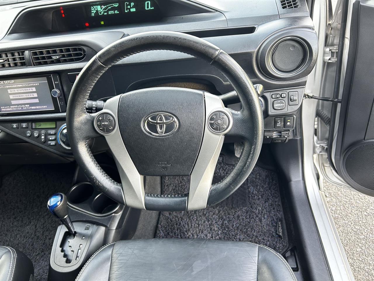 2013 Toyota Aqua G Black Leather Selection